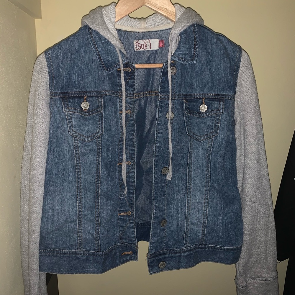 Dual Cloth Denim Jacket